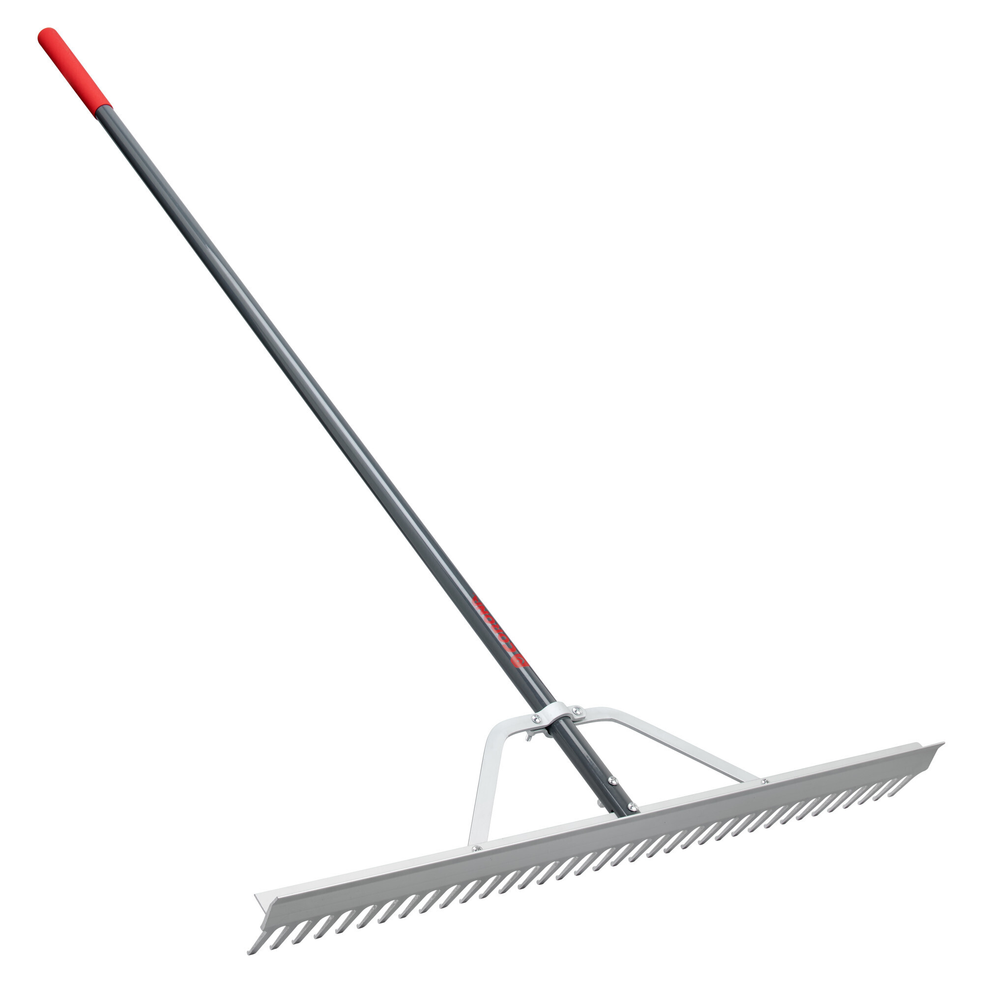 Corona Full Aluminum Landscape Rake — 36in. Head, 36 Tines, Poly Grip, Model# RK16630